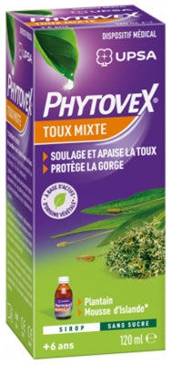 Upsa Phytovex Mixed Cough Sugar Free Syrup 120Ml