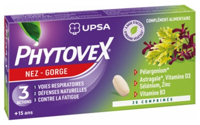 Upsa Phytovex Nose Throat 20 Tablets