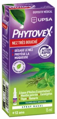 Upsa Phytovex Very Blocked Nose Nasal Spray 15Ml