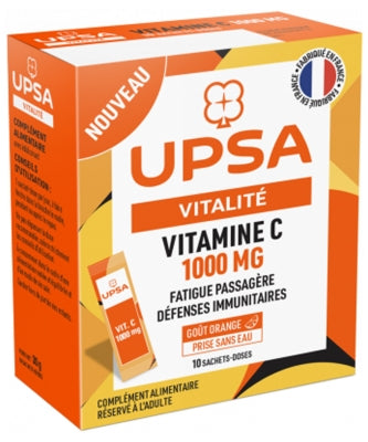 Upsa Vitality Vitamin C 1000Mg 10 Sachets