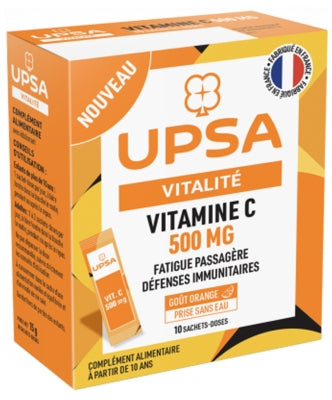 Upsa Vitality Vitamin C 500Mg 10 Sachets