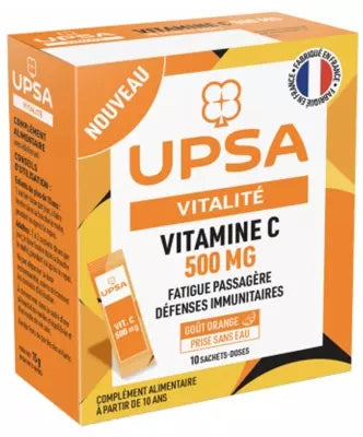 Upsa Vitality Vitamin C 500Mg 10 Sachets