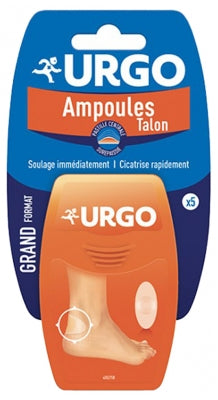 Urgo Heel Blisters Treatment 5 Large Size Dressings