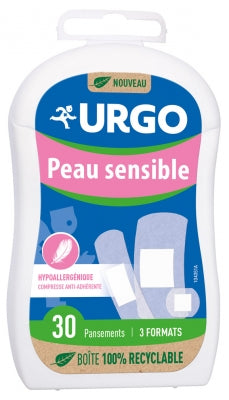 Urgo Sensitive Skin 3 Sizes 30 Strips