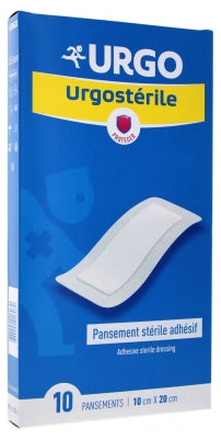 Urgo Sterile Adhesive Plasters 10 X 20 Cm 10 Plasters