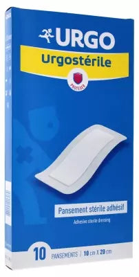 Urgo Sterile Adhesive Plasters 10 X 20 Cm 10 Plasters