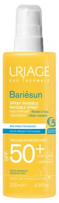 Uriage Bariésun Invisible Spray Very High Protection Spf50+ Fragrance Free 200Ml