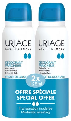 Uriage Fresh Deodorant Set Of 2 X 125 Ml