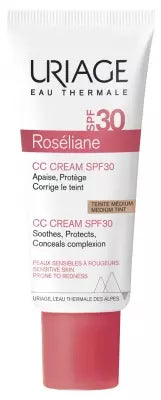 Uriage Roséliane Cc Cream Spf30 Medium Tint 40Ml