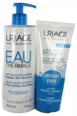 Uriage Silky Body Lotion 500Ml + Cleansing Cream 200Ml Free
