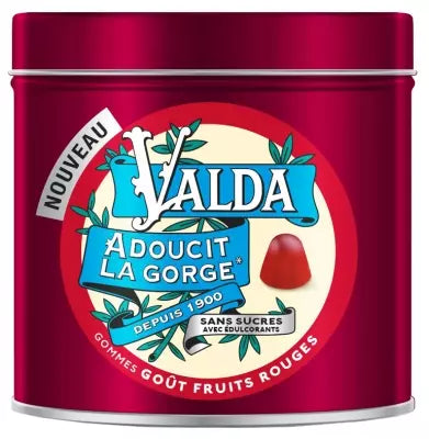 Valda Gums Red Fruits Flavour 140G