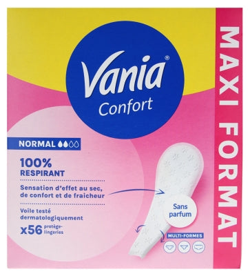 Vania Kotydia Multiform Comfort Normal Unscented 56 Panty Liners