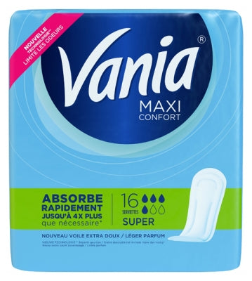 Vania Maxi Comfort Super 16 Napkins