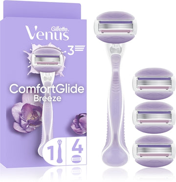 Gillette Venus Comfortglide Breeze Razor + Replacement Heads