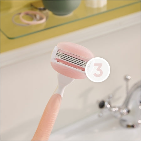 Gillette Venus Comfortglide Spa Breeze Shaver + 2 Replacement Heads 