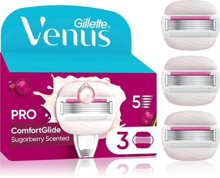 Gillette Venus Comfortglide Sugarberry Miami Replacement Blades 