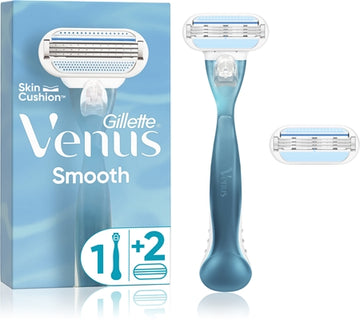 Gillette Venus Smooth Razor + 2 Replacement Heads