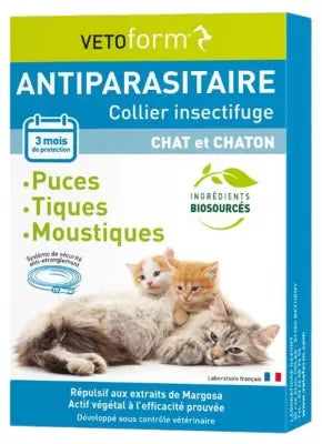 Vetoform Antiparasite Insect Repellent Collar Cat And Kitten