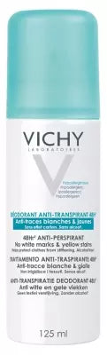 Vichy Anti-Perspirant Deodorant 48H No Marks 125Ml