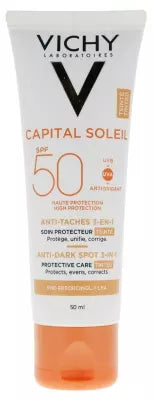 Vichy Capital Soleil Tinted Anti-Dark Spot 3-In-1 Spf50 50Ml