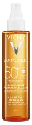 Vichy Capital Soleil Cell Protect Invisible Oil Spf50+ 200 Ml