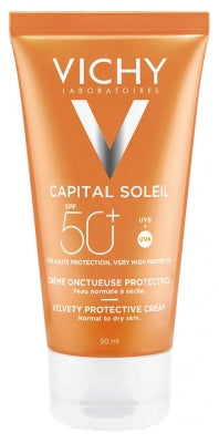 Vichy Capital Soleil Velvety Protective Cream Spf50+ 50Ml