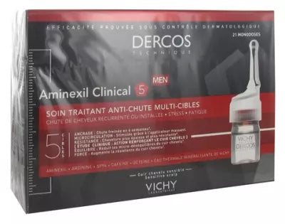 Vichy Dercos Aminexil Clinical 5 Men 21 Monodoses