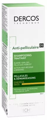 Vichy Dercos Anti-Dandruff Ds Shampoo Treatment Dry Hair 200Ml