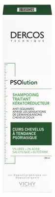 Vichy Dercos Psolution Kerator-Reducing Treatment Shampoo Psoriatic-Prone Scalps 200Ml