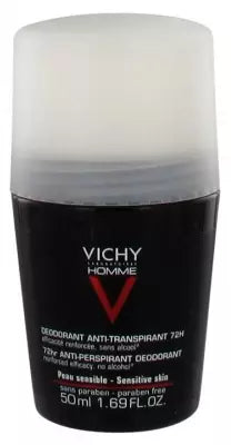 Vichy Homme 72Hr Antiperspirant Deodorant Extreme Control Roll-On 50Ml