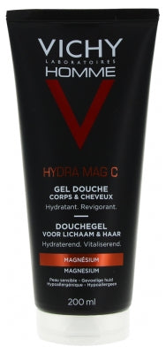 Vichy Homme Hydra Mag C Body & Hair Shower Gel 200Ml