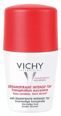 Vichy Intensive Antiperspirant 72H Excessive Perspiration 50Ml