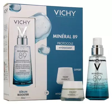 Vichy Minéral 89 Daily Fortifying And Plumping Booster 50 Ml + Free 72H Moisture Boost Cream 15 Ml