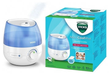 Vicks Mini Ultrasonic Humidifier Vul525E4