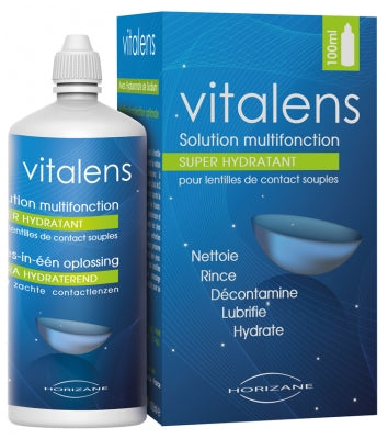 Vitalens Multipurpose Solution For Supple Contact Lenses 100Ml