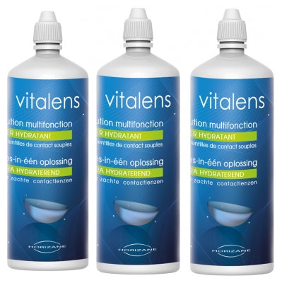 Vitalens Multipurpose Solution For Supple Contact Lenses 3 X 360Ml