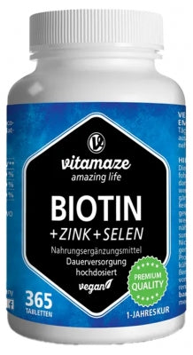 Vitamaze Biotin + Zinc + Selenium 365 Tablets