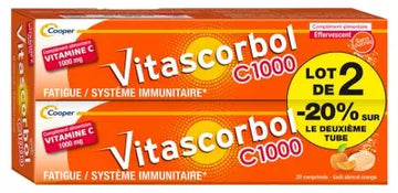 Vitascorbol C1000 2 X 20 Effervescent Tablets Special Offer