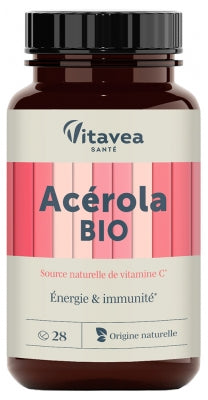 Vitavea Acerola Energy & Immunity Organic 28 Tablets