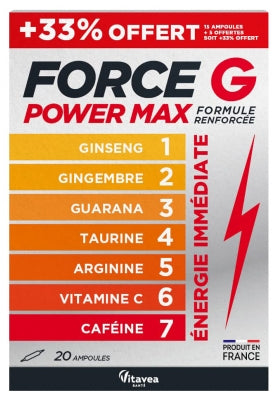 Vitavea Force G Power 20 Phials