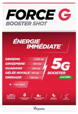 Vitavea Force G Booster Shot Immediate Energy 10 Ampoules