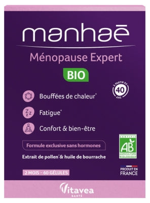 Vitavea Manhaé Menopause Expert Organic 60 Capsules