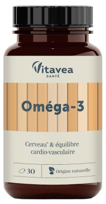 Vitavea Omega 3 Brain & Cardiovascular Balance 30 Capsules