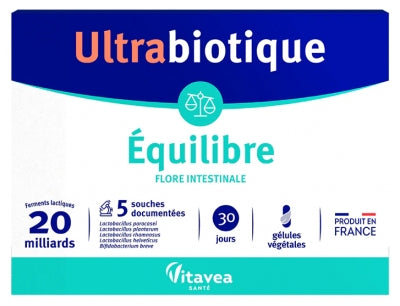 Vitavea Ultrabiotique Balance 30 Vegetable Capsules