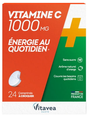 Vitavea Vitamin C 1000Mg 24 Tablets To Crunch