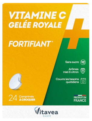 Vitavea Vitamin C + Royal Jelly Fortifying 24 Tablets To Crunch