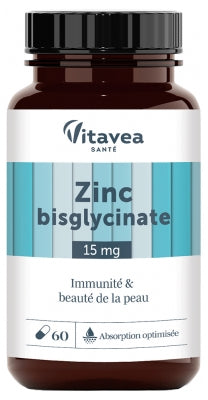 Vitavea Zinc Bisglycinate Immunity & Skin Beauty 60 Capsules