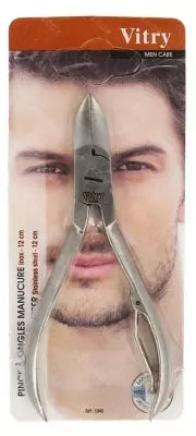 Vitry Men Care Manicure Nail Nippers Stainless Steel 12 Cm