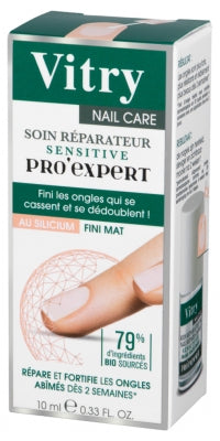 Vitry Nail Care Repair Care Sensitive Pro'Expert With Silicon Matte Finish 10Ml