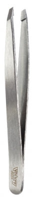 Vitry Professional Tweezers Slant Ends Stainless Steel 9Cm